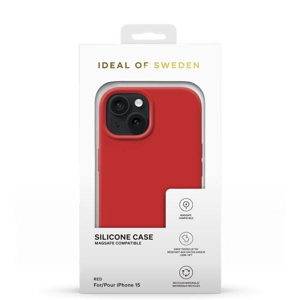 Ideal of Sweden Silicone iPhone 15 Red