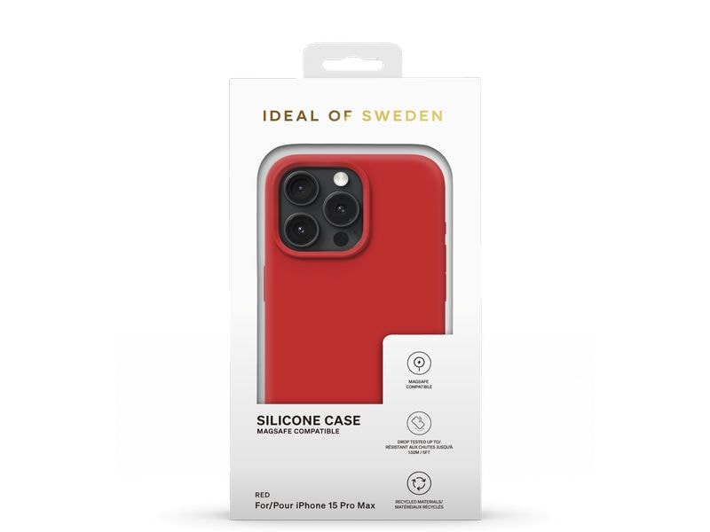 Ideal of Sweden Silicone iPhone 15 Pro Max Red