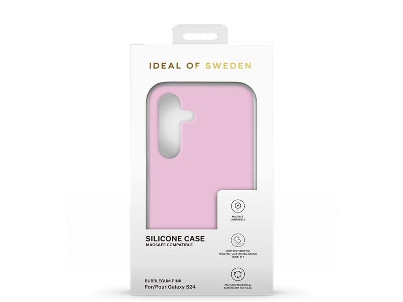 Ideal of Sweden Back Cover Silicone Galaxy S24 Bubblegum Pink