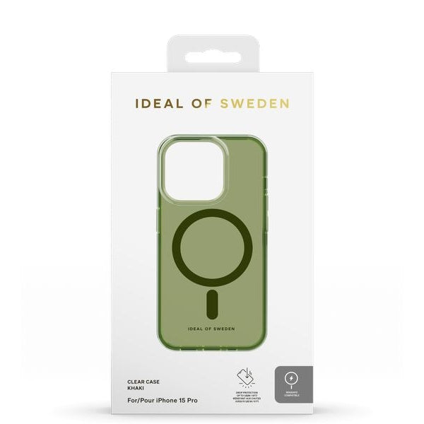 Ideal of Sweden Back Cover Clear Case iPhone 15 Pro Khaki