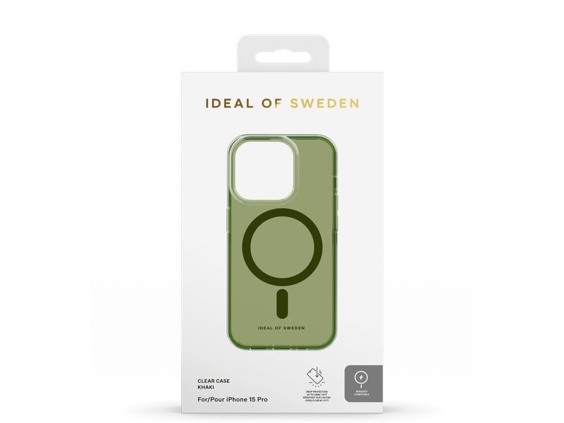 Ideal of Sweden Back Cover Clear Case iPhone 15 Pro Khaki