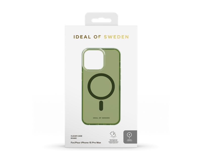 Ideal of Sweden Back Cover Clear Case iPhone 15 Pro Max Khaki