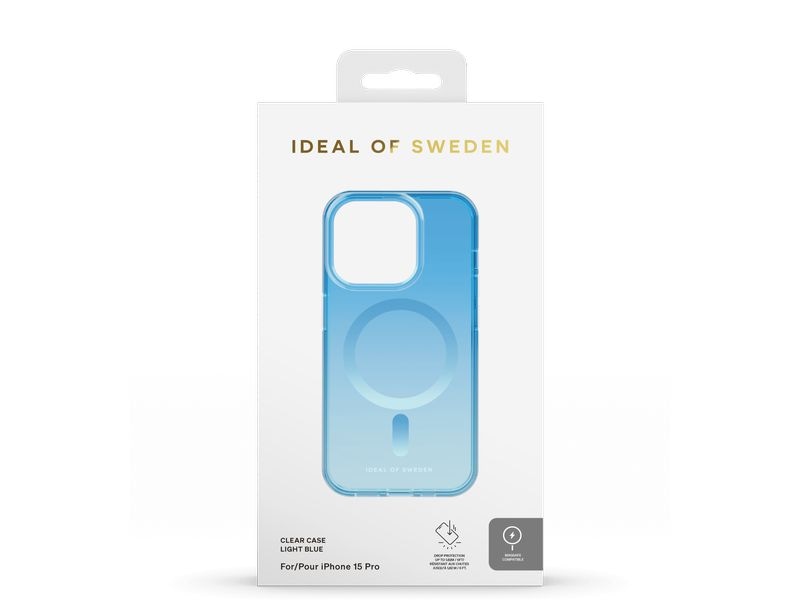 Ideal of Sweden Back Cover Clear Case iPhone 15 Pro Light Blue