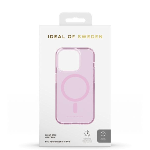 Ideal of Sweden Back Cover Clear Case iPhone 15 Pro Light Pink