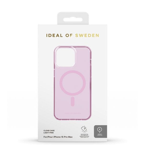 Ideal of Sweden Back Cover Clear Case iPhone 15 Pro Max Light Pink