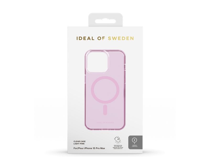 Ideal of Sweden Back Cover Clear Case iPhone 15 Pro Max Light Pink