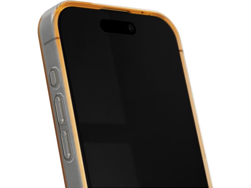 Ideal of Sweden Back Cover Clear Case iPhone 15 Pro Max Orange Spritz