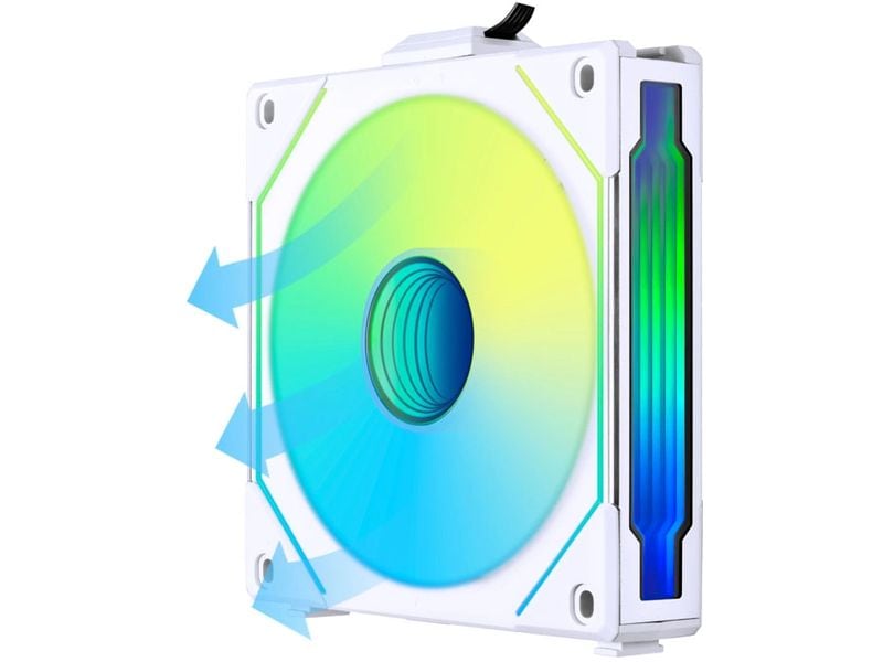 Lian Li PC-Lüfter Uni Fan SL-INF 120 ARGB Reverse Blade Weiss