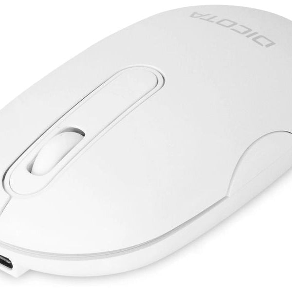 DICOTA Maus Desktop Weiss