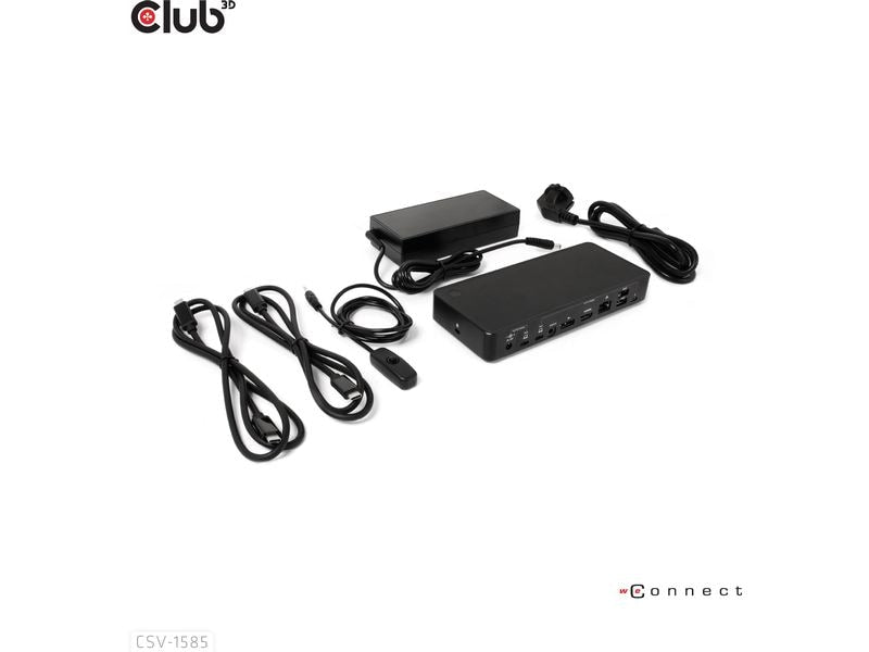 Club 3D Dockingstation CSV-1585 DisplayPort/HDMI KVM