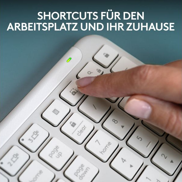 Logitech Tastatur K950 Signature Slim Off-white