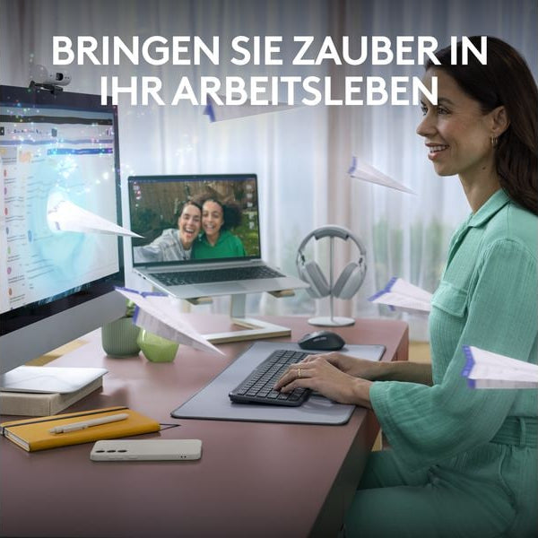 Logitech Tastatur-Maus-Set MK950 Signature Slim Combo