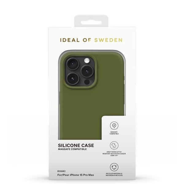 Ideal of Sweden Silicone iPhone 15 Pro Max Khaki