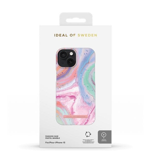 Ideal of Sweden Back Cover Pastel Marble  iPhone 15