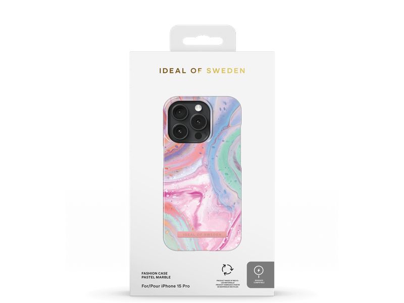 Ideal of Sweden Back Cover Pastel Marble  iPhone 15 Pro