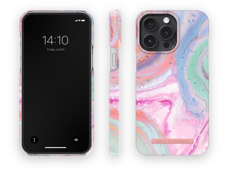 Ideal of Sweden Back Cover Pastel Marble  iPhone 15 Pro Max