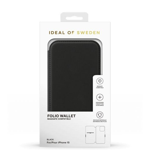 Ideal of Sweden Book Cover iPhone 15 Black
