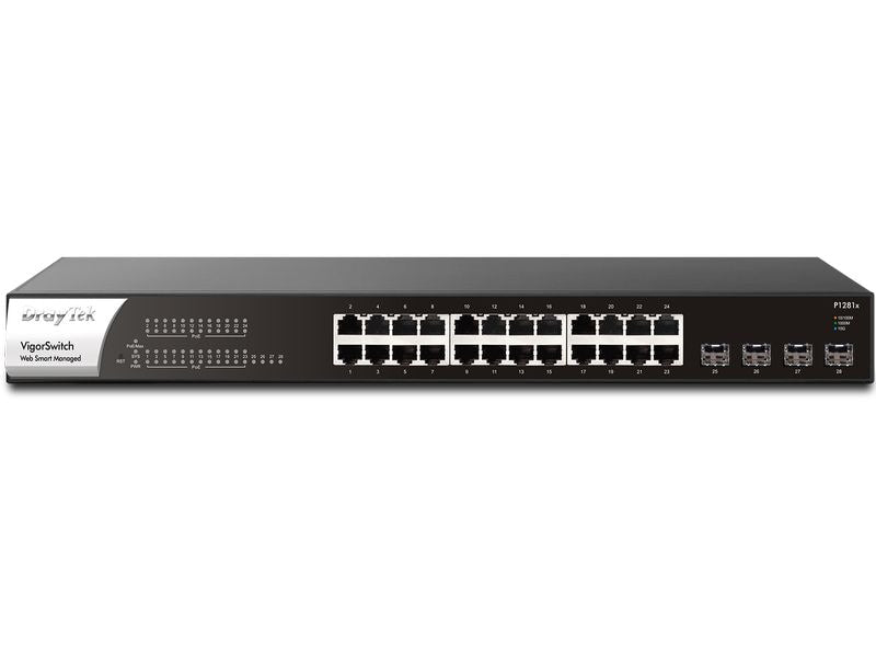 DrayTek SFP+ Switch P1281x 28 Port