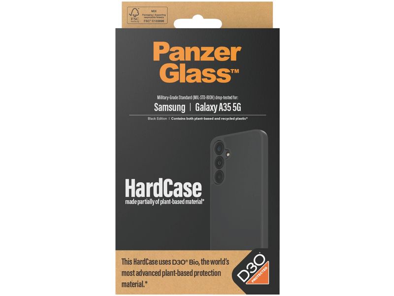 Panzerglass Back Cover HardCase D3O Galaxy A35 5G Black