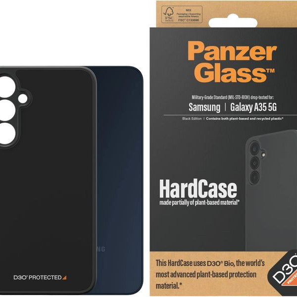 Panzerglass Back Cover HardCase D3O Galaxy A35 5G Black