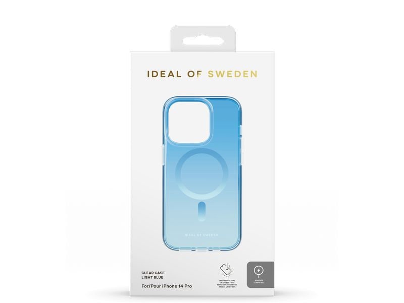 Ideal of Sweden Back Cover Clear Case iPhone 14 Pro Light Blue