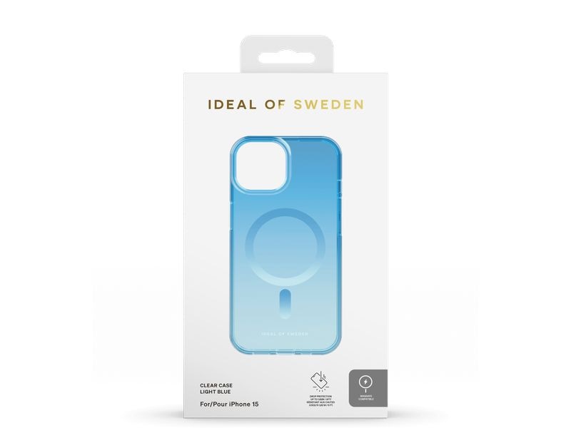 Ideal of Sweden Back Cover Clear Case iPhone 15 Light Blue