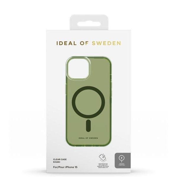 Ideal of Sweden Back Cover Clear Case iPhone 15 Khaki