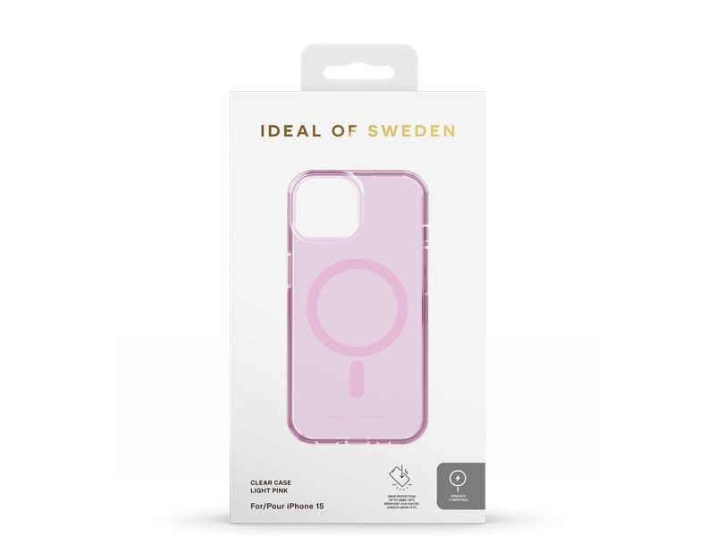Ideal of Sweden Back Cover Clear Case iPhone 15 Light Pink