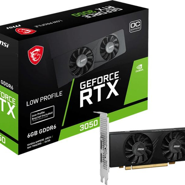 MSI Grafikkarte GeForce RTX 3050 LP 6 GB OC