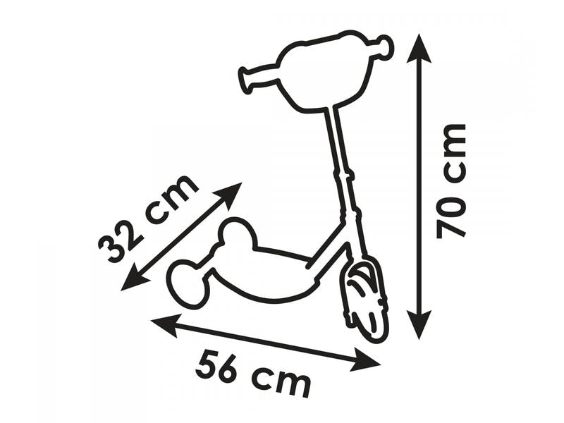 Smoby Gabby's Dollhouse Roller, 3 Räder