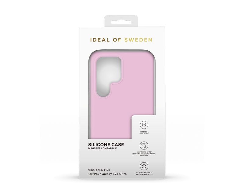 Ideal of Sweden Back Cover Silicone Galaxy S24 Ultra Bubblegum Pink
