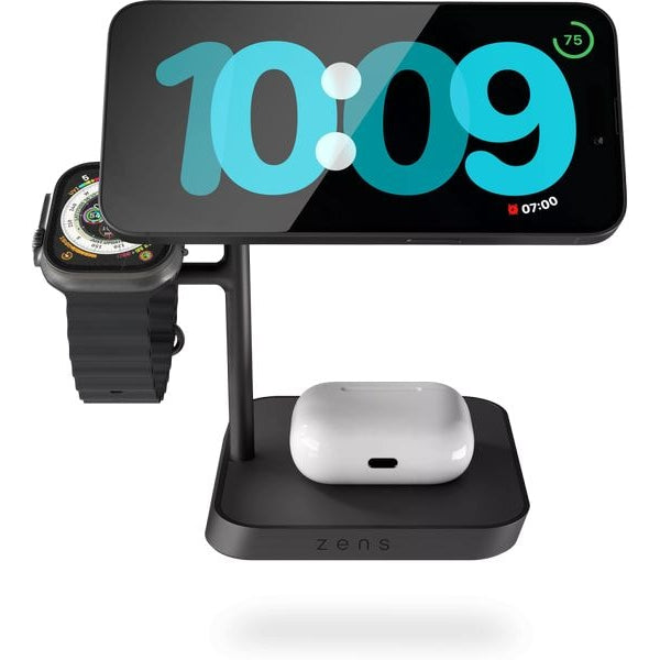 Zens Wireless Charger 4in1 Magsafe Schwarz