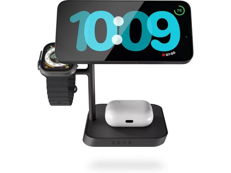 Zens Wireless Charger 4in1 Magsafe Schwarz