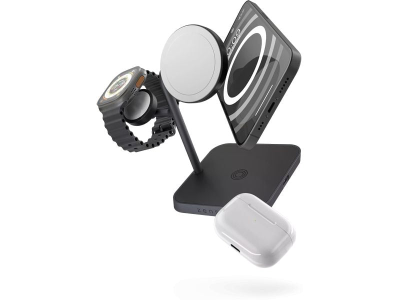 Zens Wireless Charger 4in1 Magsafe Schwarz