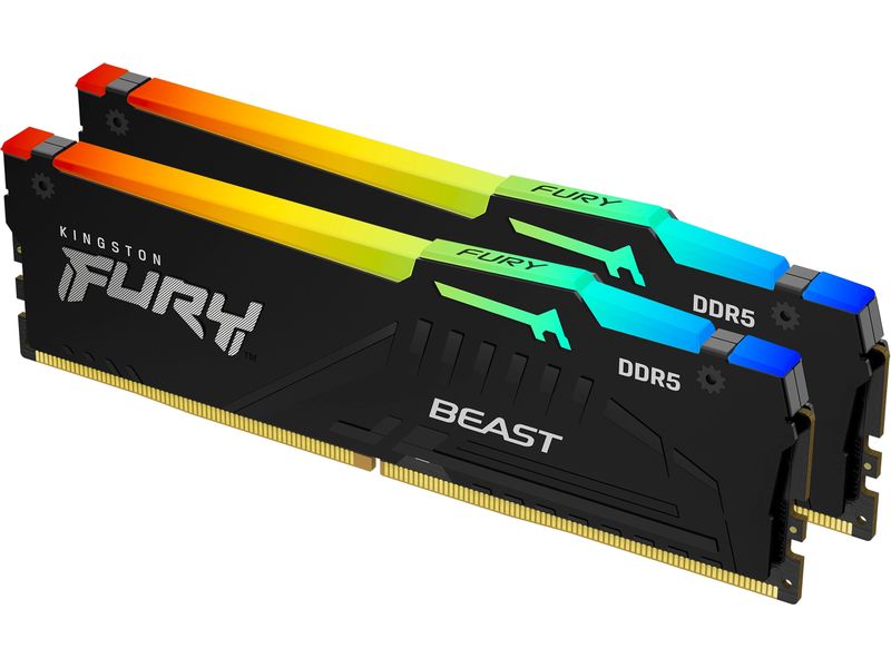 Kingston DDR5-RAM FURY Beast RGB 5200 MHz 2x 32 GB