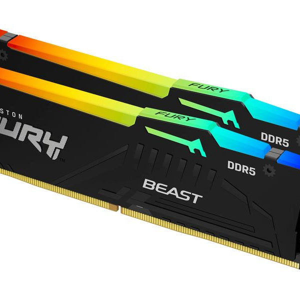 Kingston DDR5-RAM FURY Beast RGB 5600 MHz 2x 64 GB