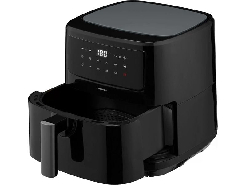 Medion Heissluft-Fritteuse MD 11750 7.2 l, Schwarz