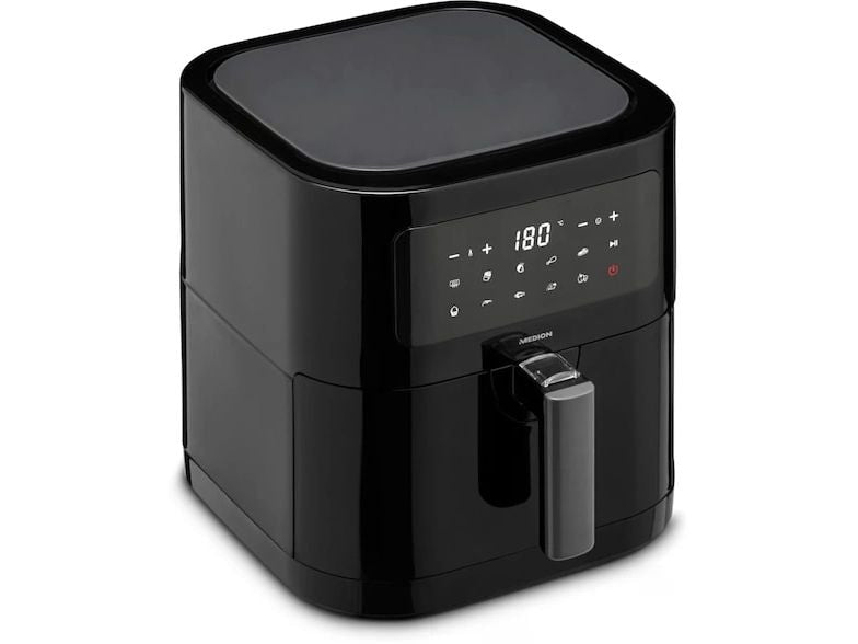 Medion Heissluft-Fritteuse MD 11740 5.2 l, Schwarz
