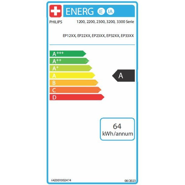 Philips Kaffeevollautomat Series 2300 EP2331/10 Klavierlack Schwarz
