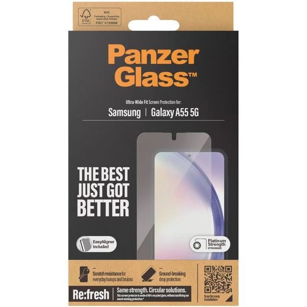 Panzerglass Displayschutz Ultra Wide Fit Galaxy A55 5G