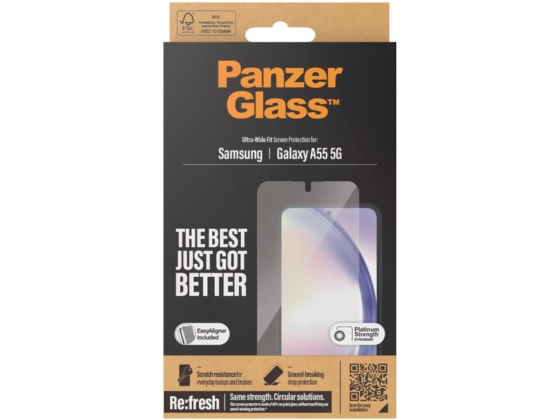 Panzerglass Displayschutz Ultra Wide Fit Galaxy A55 5G