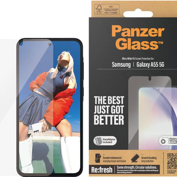 Panzerglass Displayschutz Ultra Wide Fit Galaxy A55 5G