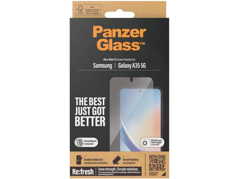 Panzerglass Displayschutz Ultra Wide Fit Galaxy A35 5G