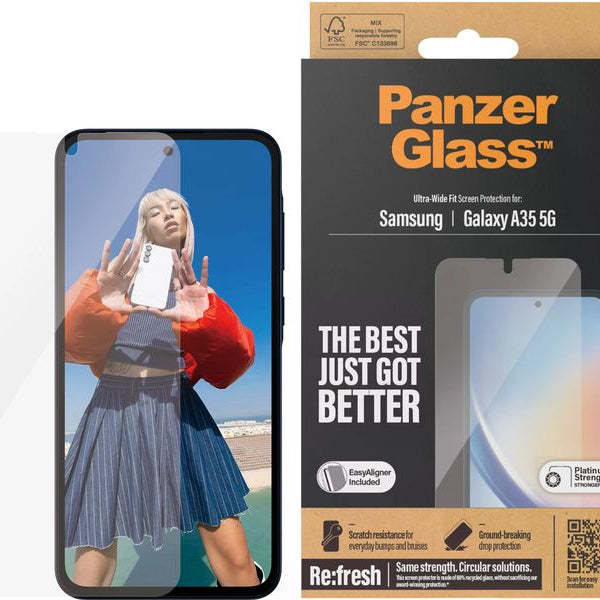 Panzerglass Displayschutz Ultra Wide Fit Galaxy A35 5G