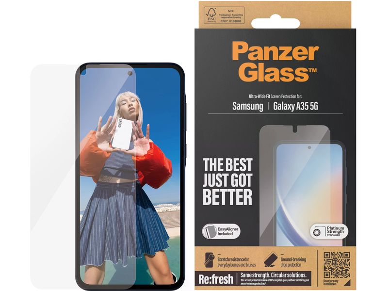 Panzerglass Displayschutz Ultra Wide Fit Galaxy A35 5G