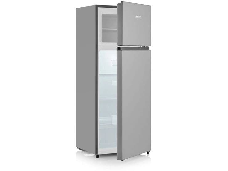 Severin Kühlschrank DT 8761 Silber, Rechts, Wechselbar