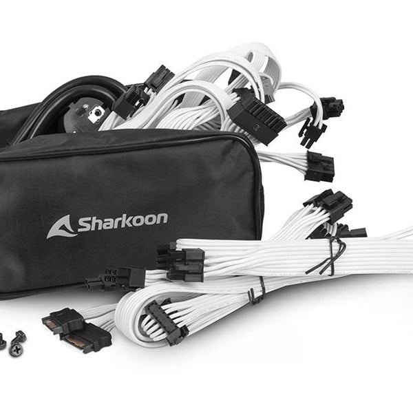 Sharkoon Netzteil Rebel P30 Gold 1000 W, Weiss