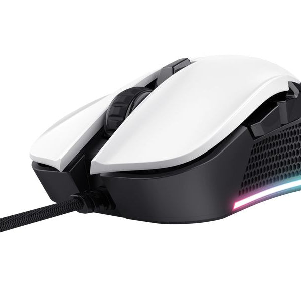 Trust Gaming-Maus GXT922 Ybar Weiss