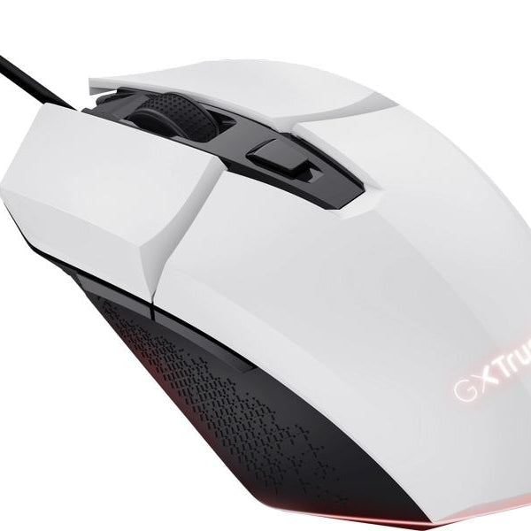 Trust Gaming-Maus GXT109 Felox Weiss