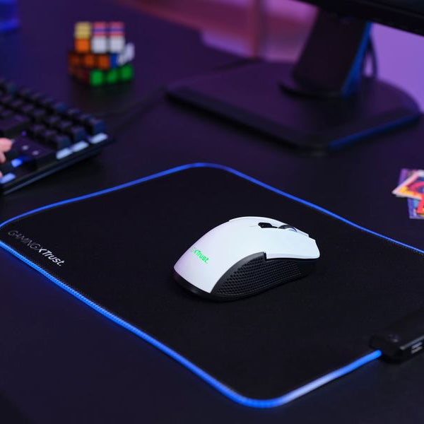 Trust Gaming-Maus GXT923 Ybar Weiss